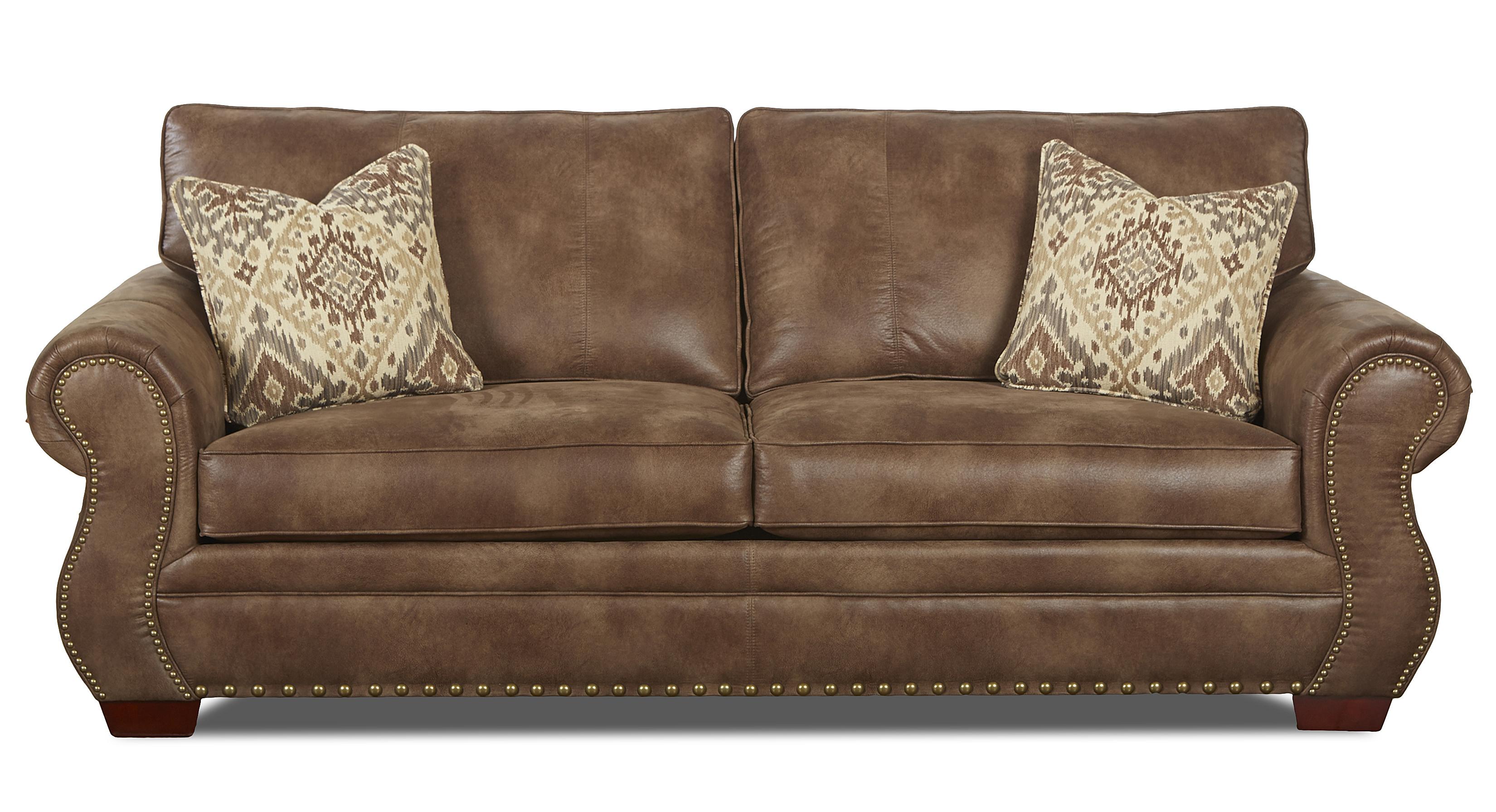 Blackburn Traditional Enso Memory Foam Regular Sleeper Sofa with Rolled Arms and Nailhead Trim Blackburn Traditional Enso Memory Foam Regular Sleeper Sofa with Rolled Arms and Nailhead Trim